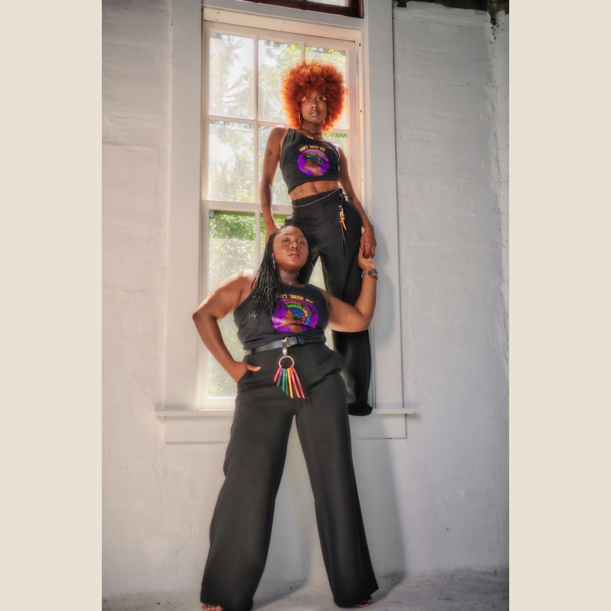 Graphic Tank - Don't Touch My Locs - Sizes 2XL-XS - dom+bomb