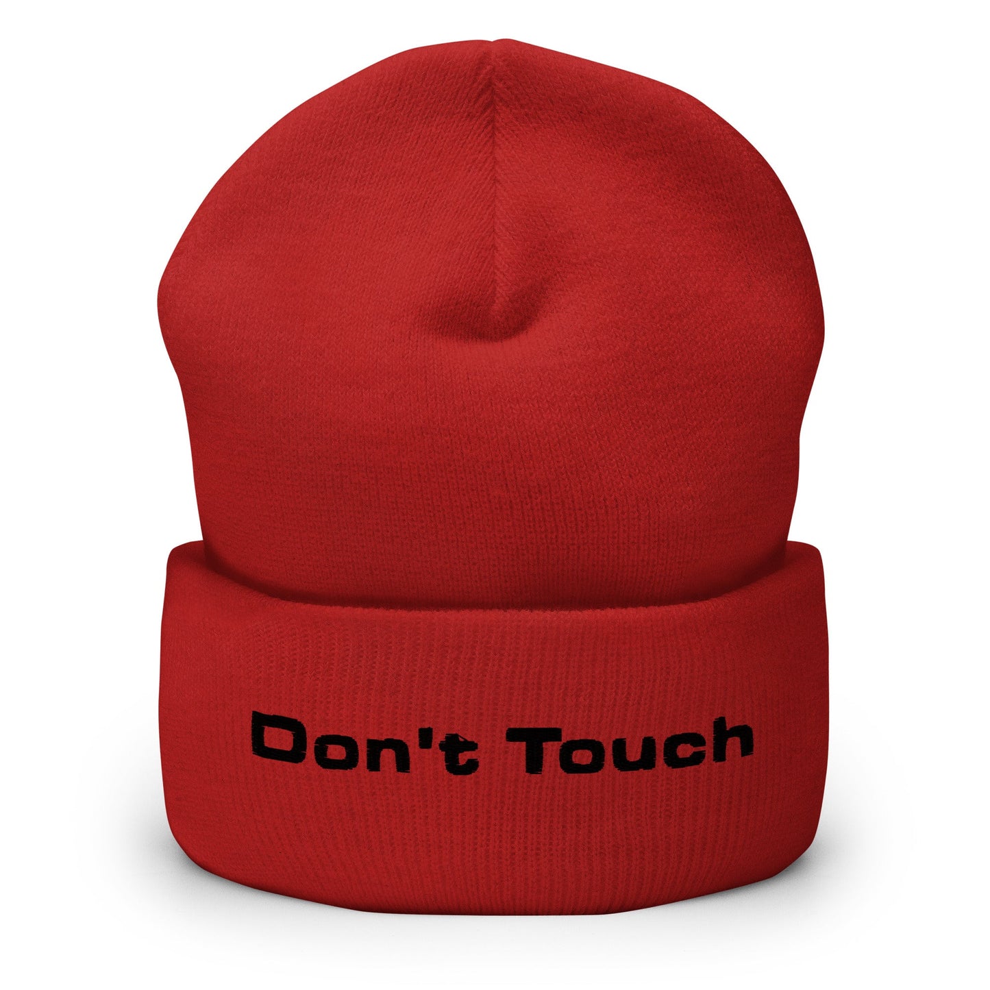 Don't Touch Cuffed Beanie - dom+bomb