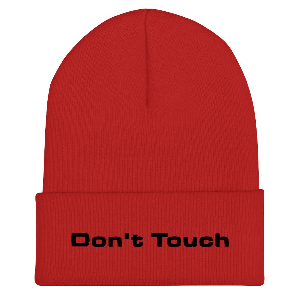 Don't Touch Cuffed Beanie - dom+bomb