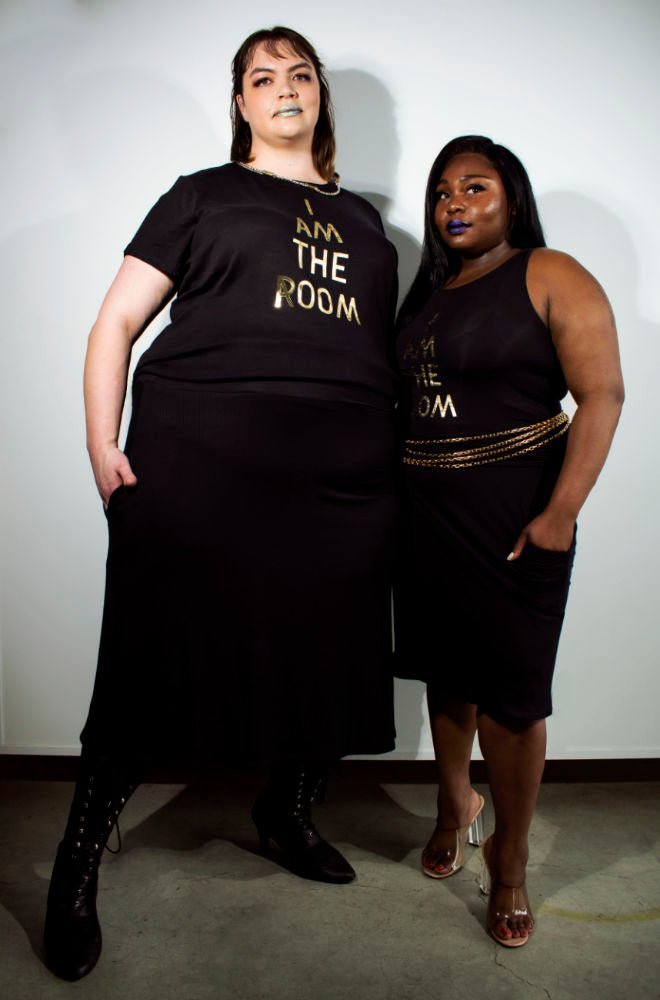 I Am The Room foil tee - dom+bomb