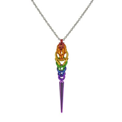 Pride Spike Pendant - dom+bomb