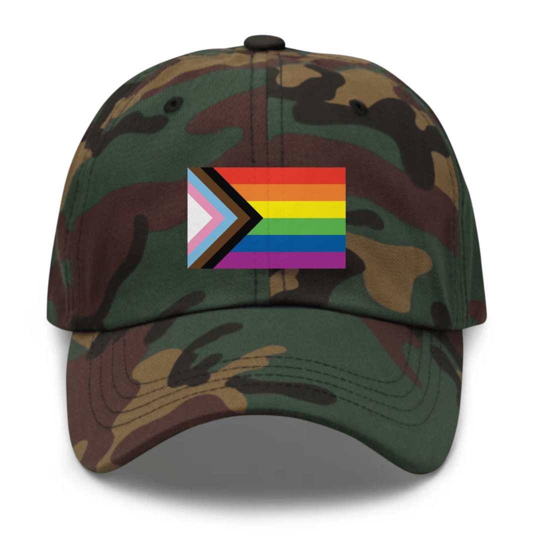 Progress Pride Baseball Cap - dom+bomb