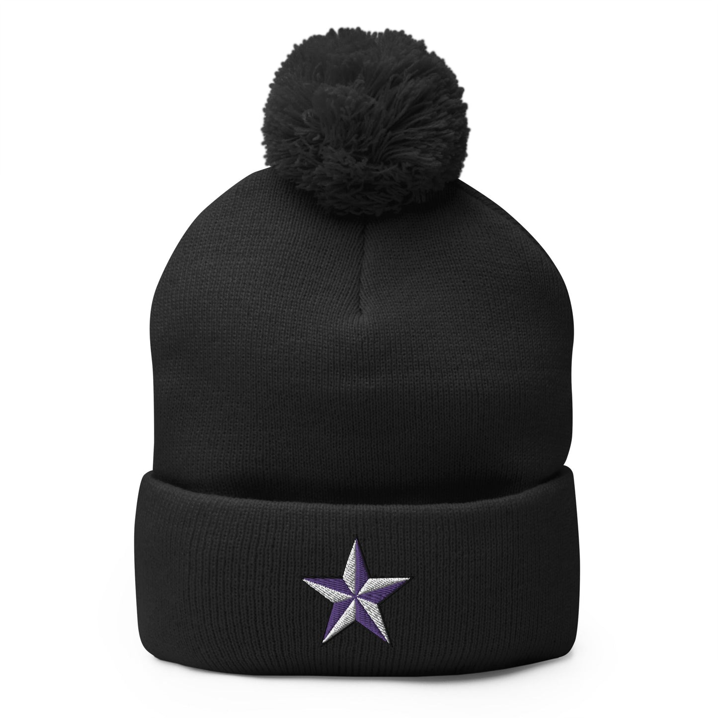 Purple Star Beanie - dom+bomb