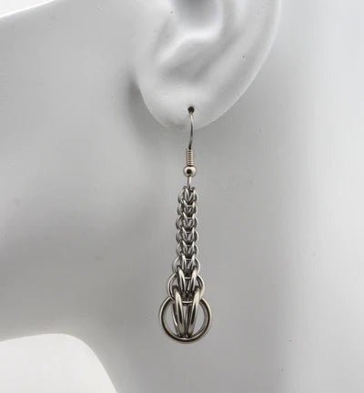 Stainless Steel Persian Ripple Earrings - dom+bomb