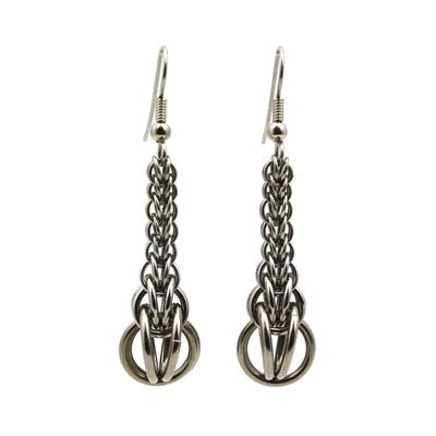 Stainless Steel Persian Ripple Earrings - dom+bomb