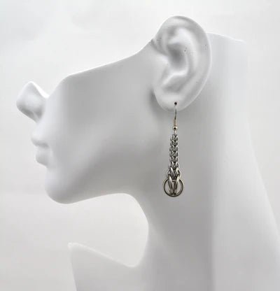 Stainless Steel Persian Ripple Earrings - dom+bomb