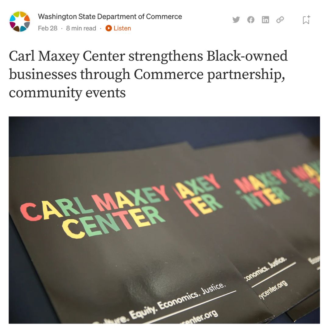 Carl Maxey Center strengthens Black-owned businesses through Commerce partnership, community events
