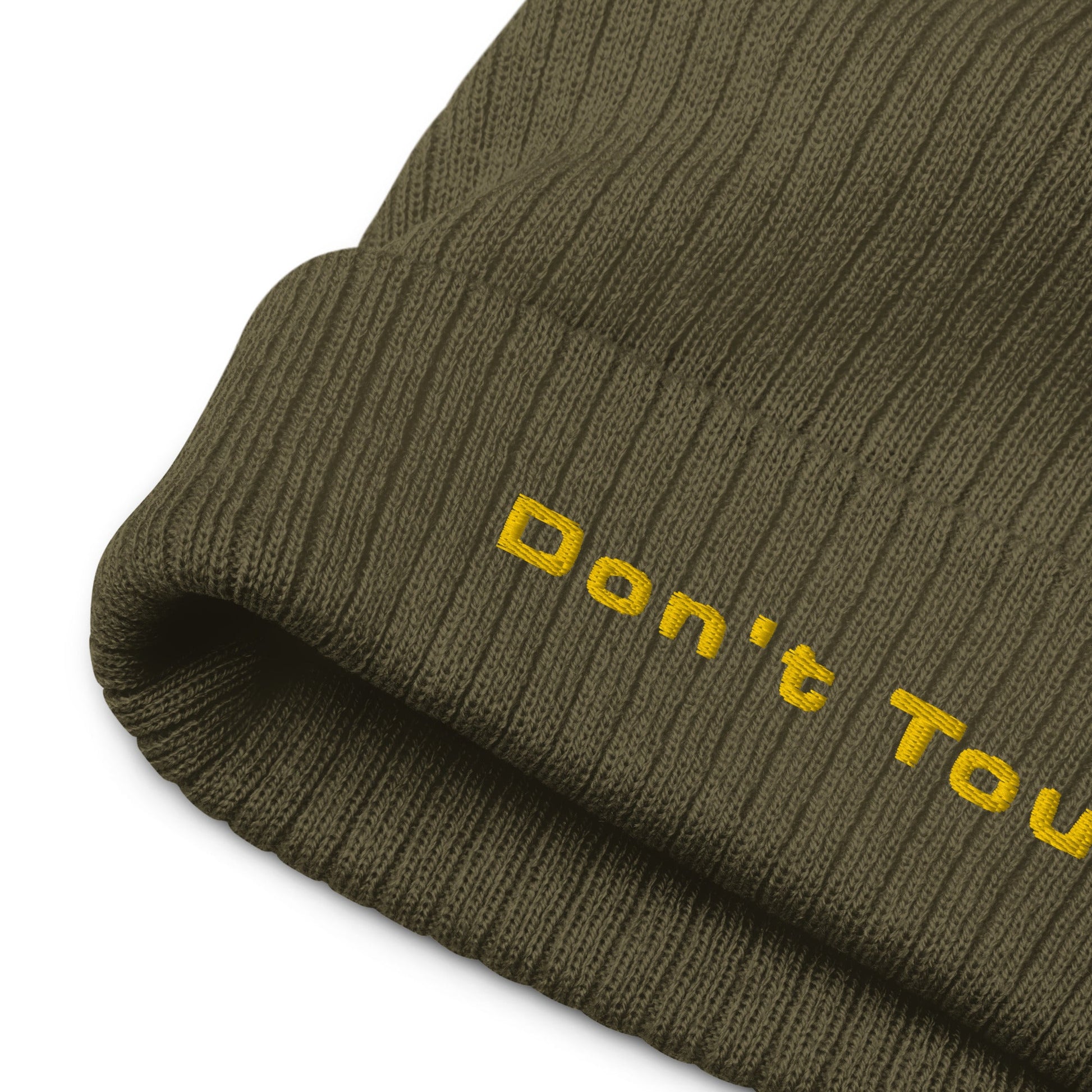 Don't Touch Cuffed Beanie - dom+bomb