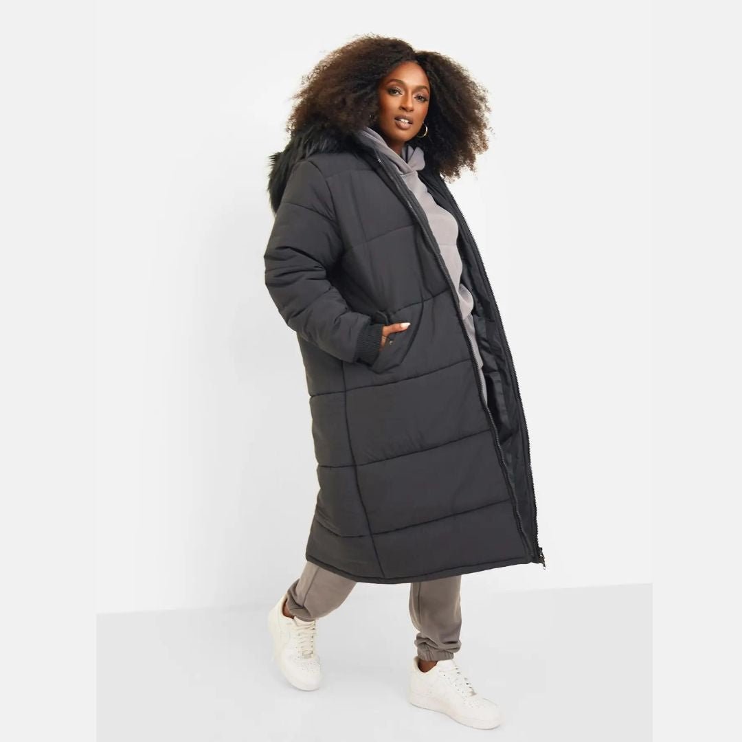 Hooded Puffer Coat - Sizes 5XL-XL - dom+bomb