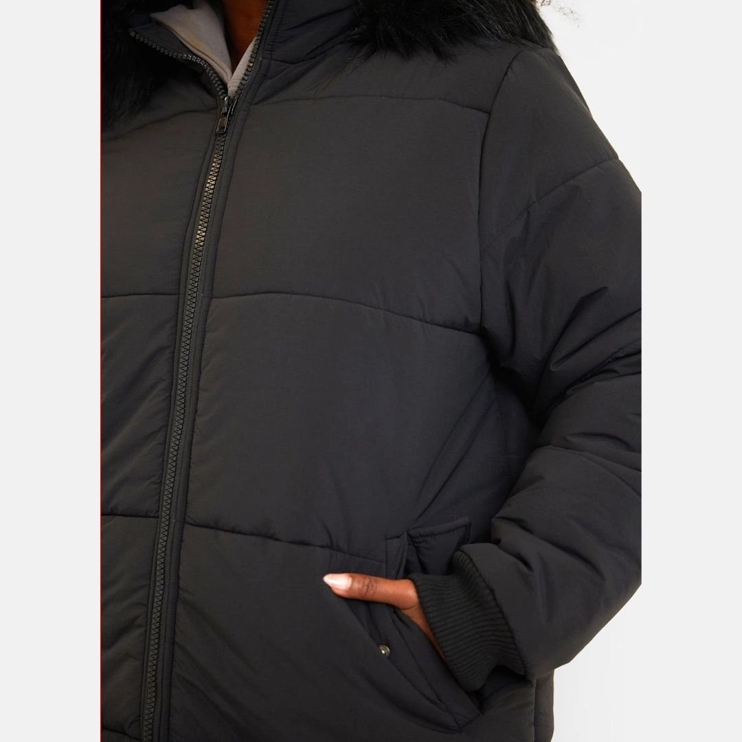 Hooded Puffer Coat - Sizes 5XL-XL - dom+bomb