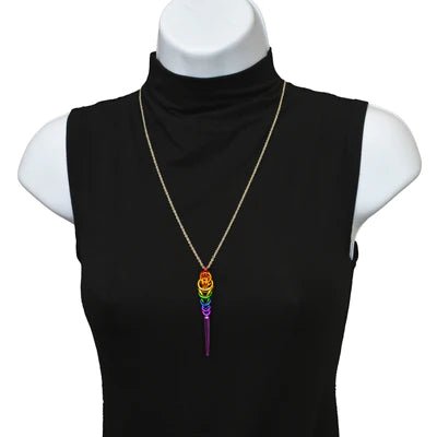 Pride Spike Pendant - dom+bomb