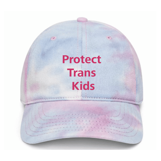 Protect Trans Kids Baseball Cap - dom+bomb